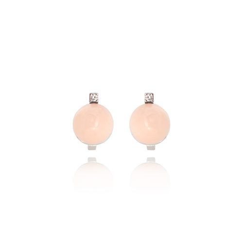 Orecchini Chic in Corallo Rosa