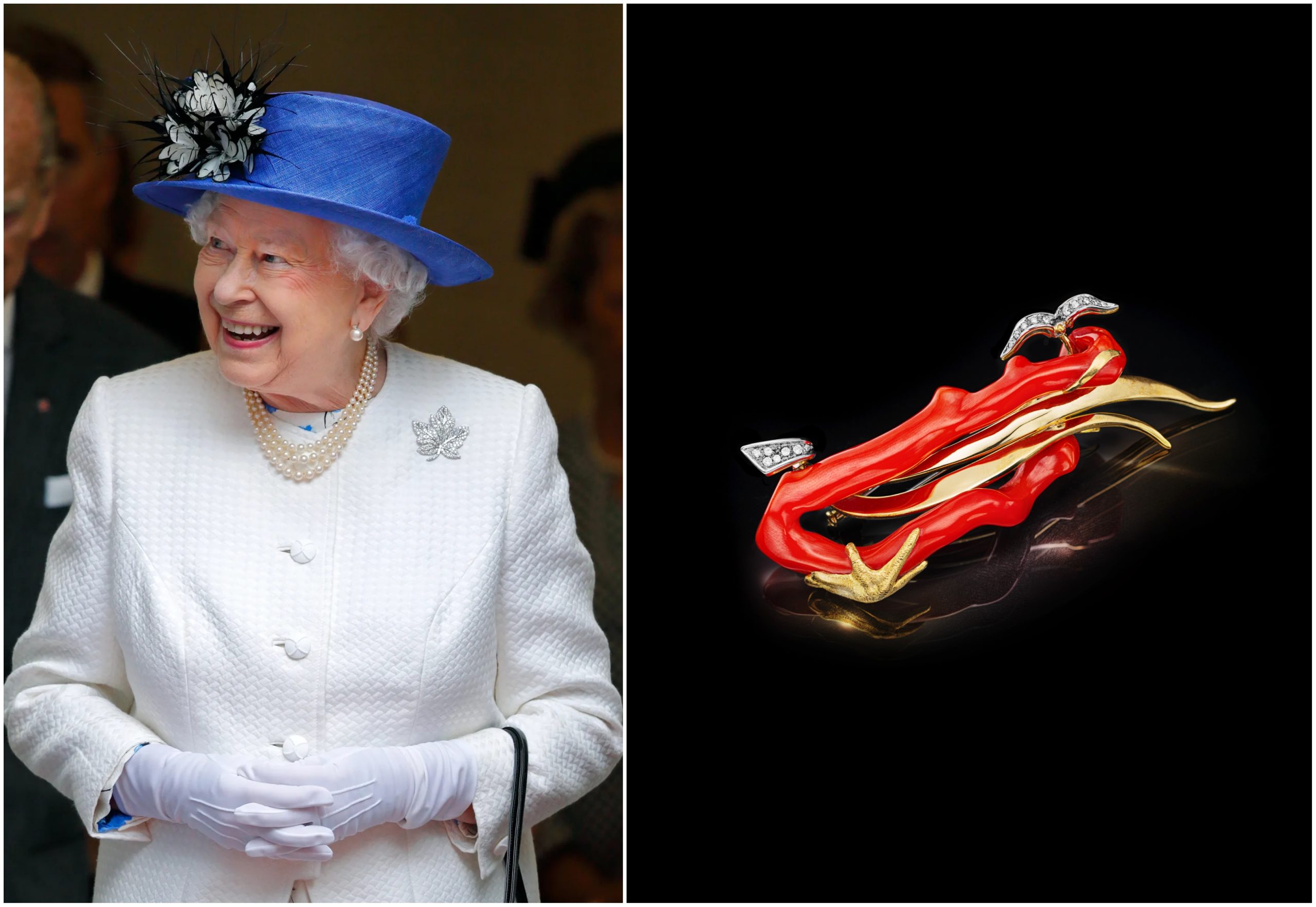 Spilla Corallo Gea Gioielli Regina Elisabetta